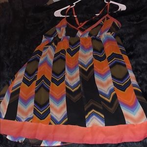 Guess jeans colorful mini dress